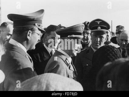 Reich Health Leader Leonardo Conti With German-russians, 1940 Stock 