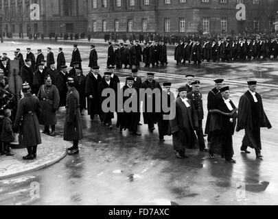 State ceremony at Kaiser-Franz-Joseph-Platz, 1935 Stock Photo