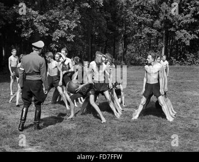 Hitler Youth Sports Group in Madrid, 1942 Stock Photo - Alamy