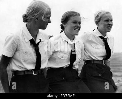 BDM girls, 1930s Stock Photo