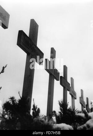 Destruction of Freudenstadt by French troops, 1945 Stock Photo