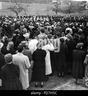 Destruction of Freudenstadt by French troops, 1945 Stock Photo