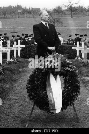 Destruction of Freudenstadt by French troops, 1945 Stock Photo