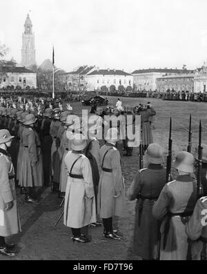 Swearing-in of new recruits, 1935 Stock Photo