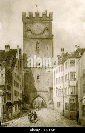 Inneres Sendlinger Tor (Inner Sendling Gate) in Munich Stock Photo