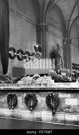 Cenotaph at Field Marshals' Hall in Munich, 09.11.1933 Stock Photo