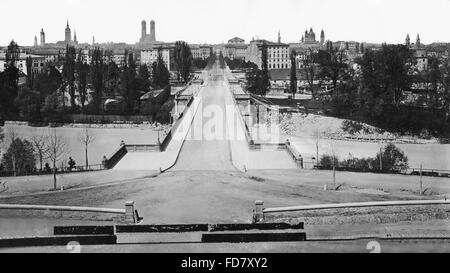 Maximilians Bridge in Munich Stock Photo