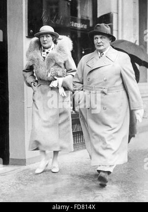 Hermann Goering with Emmy Goering, 1935 Stock Photo