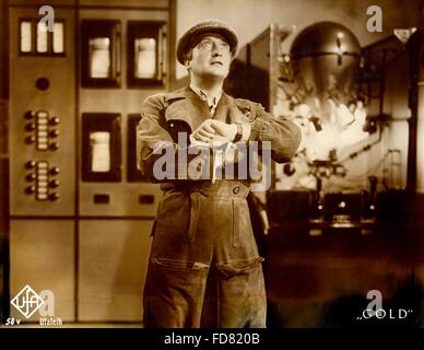 Hans Albers in the film Gold, 1934 Stock Photo