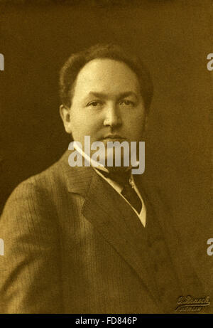 Leopold Godowsky, 1909 Stock Photo