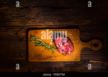 Raw beef steak Stock Photo