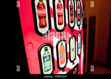Coca Cola soda vending machine - USA Stock Photo