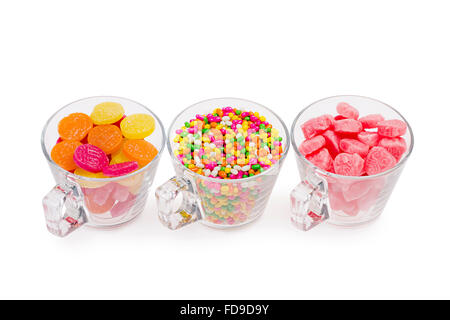 Candy Fennel seed Cup Queue nobody Stock Photo
