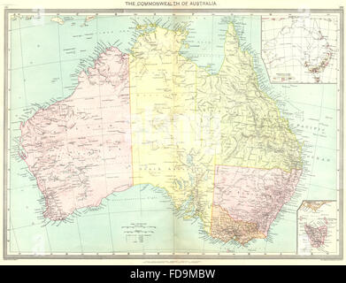 map of tasmania Stock Photo - Alamy