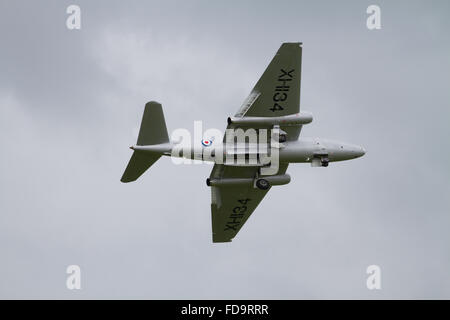 MidAir Squadrons English Electric Canberra XH134  displaying at Cosford in 2014 Stock Photo