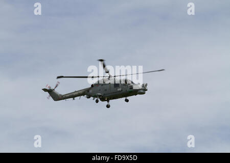 Royal Navy Helicopter RAF Cosford Airshow Stock Photo