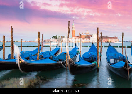 Venice, View on san Giorgio island from plazza san Marco Stock Photo