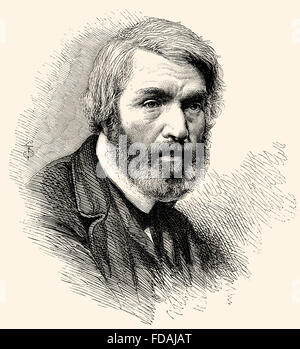 Thomas Carlyle, 1795 - 1881, a Scottish essayist and historian, Stock Photo