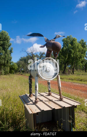 Post Box Outback Outback mailbox Queensland Australia Stock Photo - Alamy