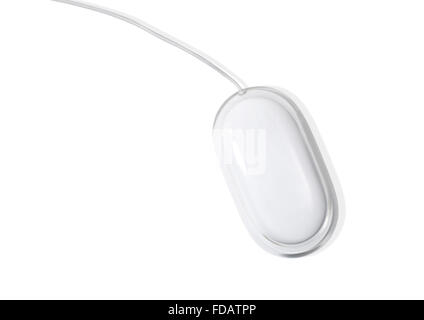 Studio shot of a computer mouse on white background Stock Photo