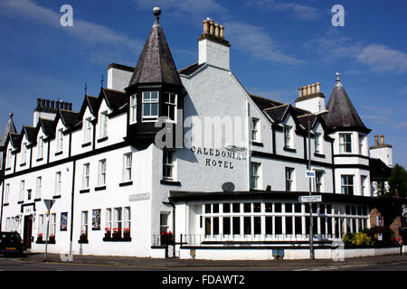 The Caledonian Hotel in Ullapool Stock Photo