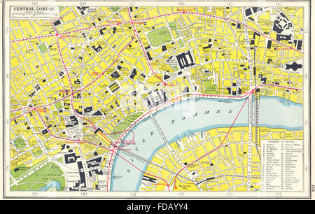 Map of West End theatres, London, England Stock Photo: 23882356 - Alamy