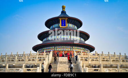 Hall of Prayer for Good Harvest, Temple of Heaven - Beijing, China Stock Photo