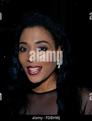 Washington, DC., USA, 15th May, 1992 Florence Griffith Joyner arrives at White House State Dinner. Credit: Mark Reinstein Stock Photo