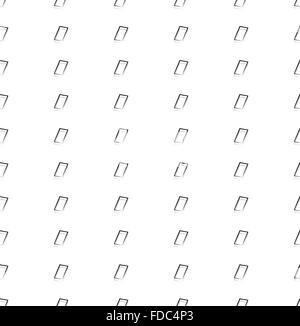 Repeatable pattern with rectangular square shapes. Monochrome abstract background Stock Vector