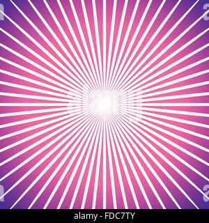 Colorful sunburst background. Radiating, converging lines abstract. Stock Vector
