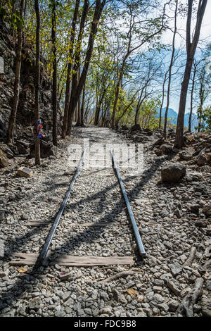 Siam Burma Death Railway Hellfire Pass, Konyu Cutting Stock Photo