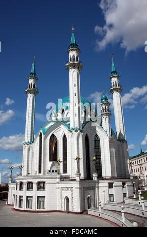 Kul Sharif Mosque in the Kazan Kremlin. Russia, Republic of Tatarstan, Kazan Stock Photo