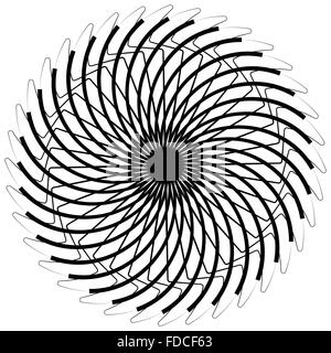 Abstract spirograph pattern / texture on white. Vector art. Stock Vector
