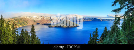 Crater Lake National Park in Oregon Stock Photo