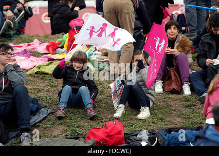 Rome, Italy. 30th Jan, 2016. Rome 30th January 2016. Circus Maximus. Family Day 2016. Photo Samantha Zucchi Insidefoto Credit:  Insidefoto/Alamy Live News Stock Photo