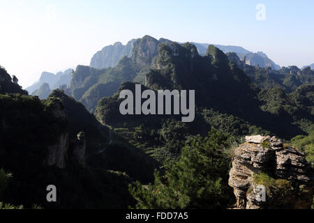 China Shanxi Province Jincheng City Lingchuan County southeast Wang Mang Ling Kun Mountain Stock Photo