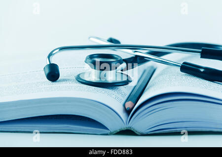 Doctor Stethoscope Medical Book Nobody Stock Photo