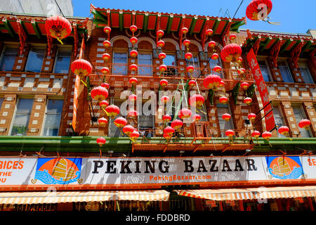 Chinatown San Francisco Bay CA Asian Pacific Stock Photo