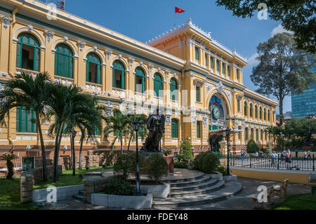 Viet Nam. Vietnam. East Asia. The neo classical Saigon Central Post Office. Ho Chi Minh Ho Chi Minh city. Saigon Stock Photo