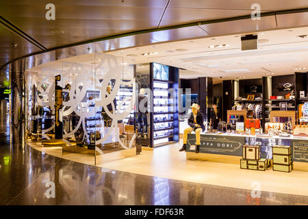 Duty Free Shopping, Hamad International Airport, Doha, Qatar Stock Photo