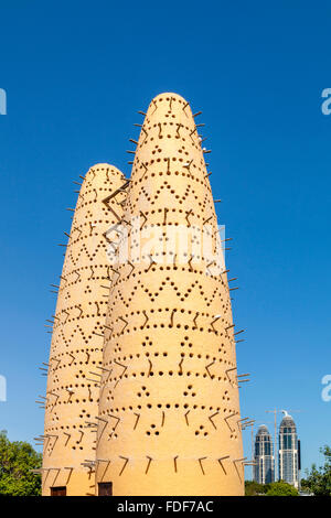 The Pigeon Towers, Katara Cultural Village, Doha, Qatar Stock Photo