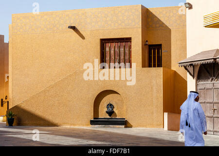 Local Man In Traditional Clothes At The Katara Cultural Village, Doha, Qatar Stock Photo
