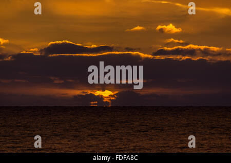 South Australian Sunset from Largs Bay Adelaide Stock Photo