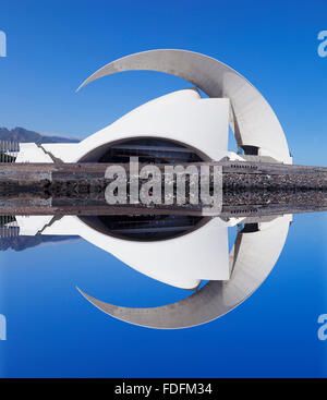 Auditorium Auditorio de Tenerife, Santa Cruz Island, Tenerife, Canary Islands, Spain Stock Photo