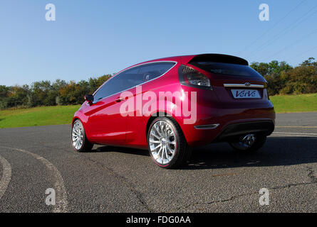 2007 Ford Verve concept car which became the Mk6 sixth generation Ford Fiesta Stock Photo