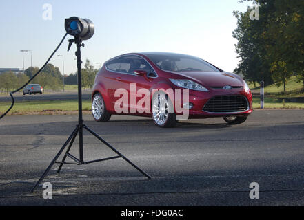 2007 Ford Verve concept car which became the Mk6 sixth generation Ford Fiesta Stock Photo