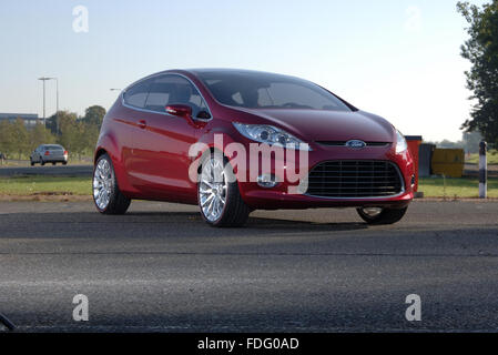 2007 Ford Verve concept car which became the Mk6 sixth generation Ford Fiesta Stock Photo