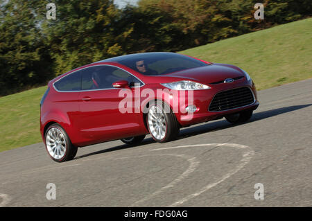 2007 Ford Verve concept car which became the Mk6 sixth generation Ford Fiesta Stock Photo