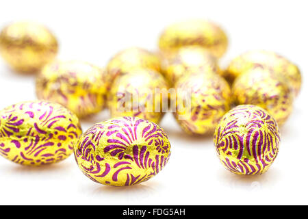 Easter eggs background Stock Photo