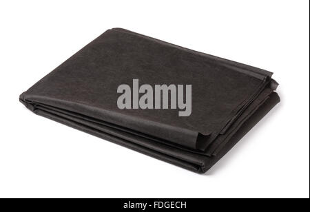 Agriculture non woven fabric isolated on white Stock Photo